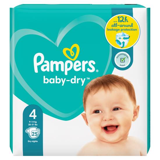 Pampers Baby-Dry Diapers (25 pack)