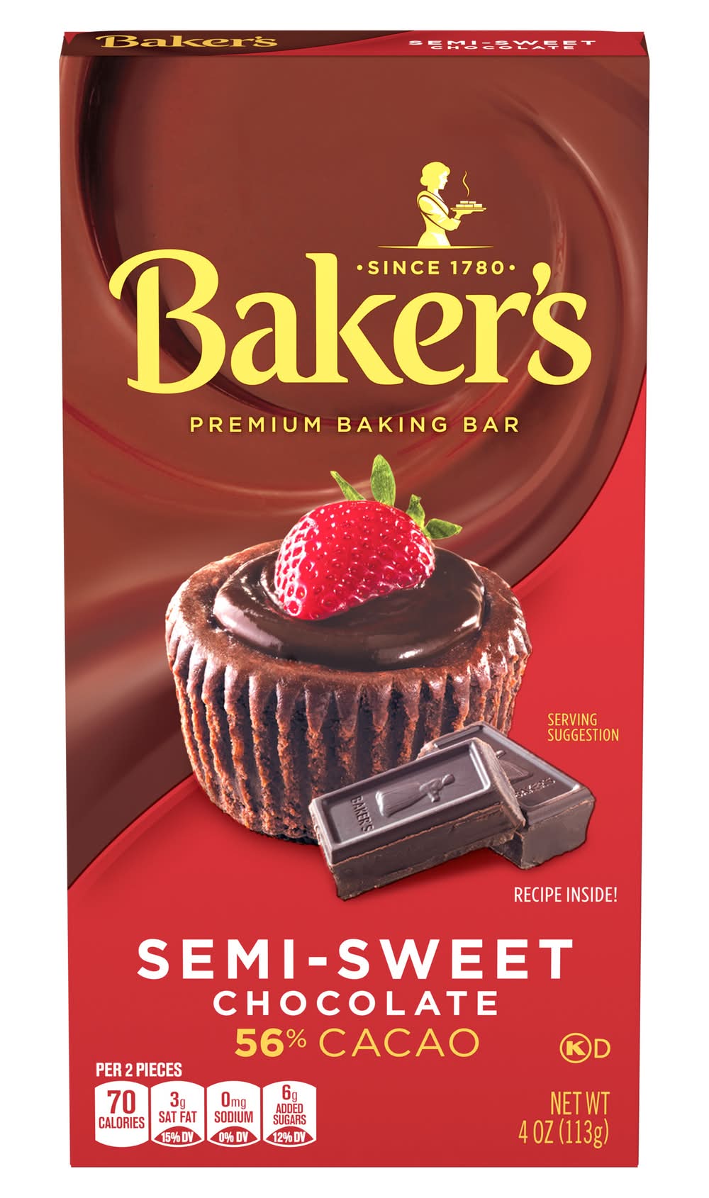 Baker's Semi Sweet Chocolate Baking Bar (4 oz)