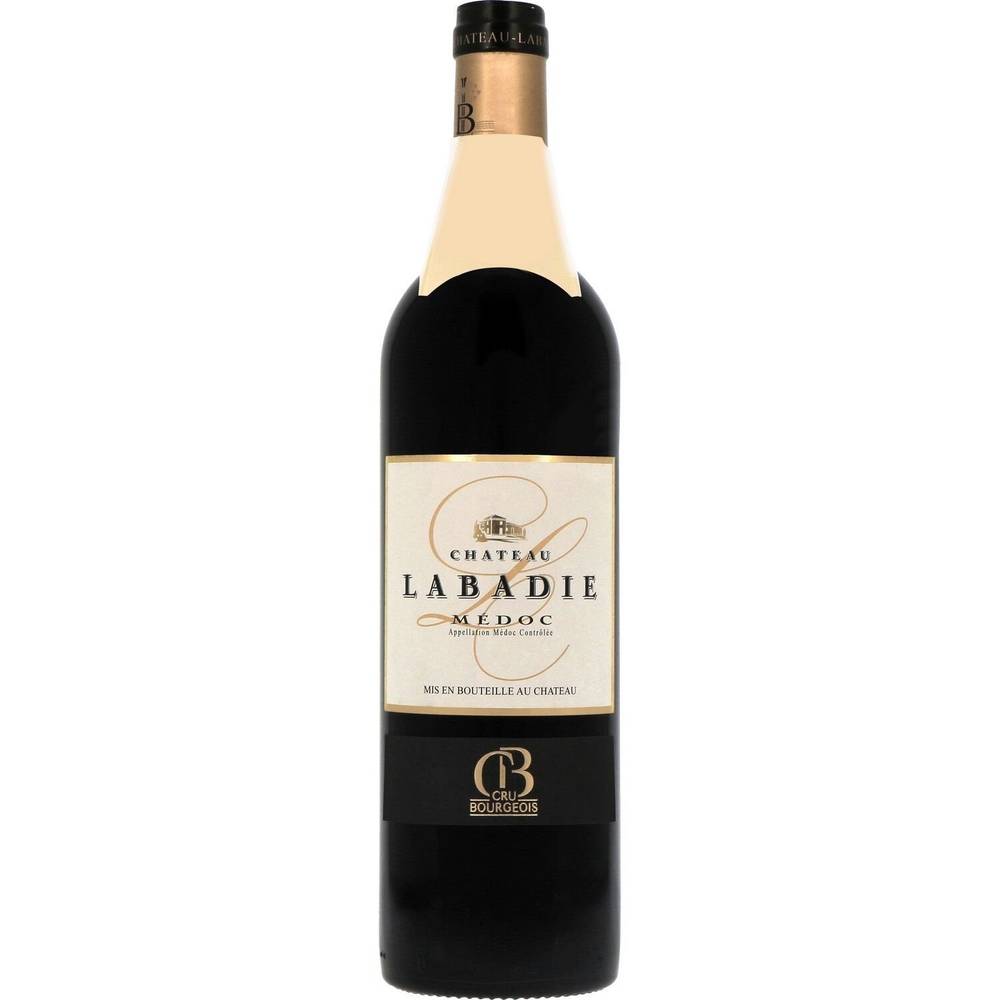 Reflets de France - Vin rouge Bordeaux AOP médoc cru bourgeois château labadie (750 ml)