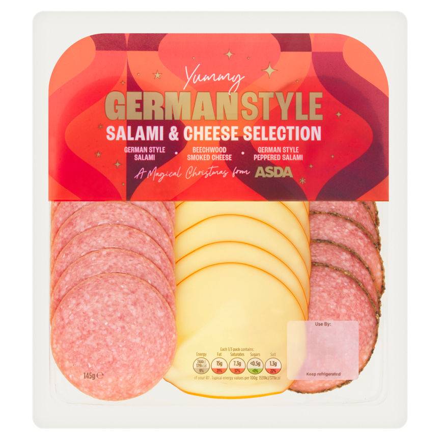 ASDA German Style Salami & Cheese Selection (145g)