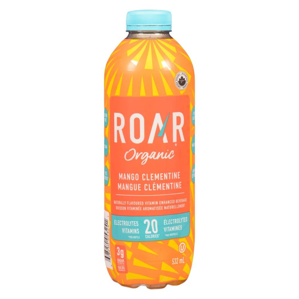 Roar Organic Mango Clementine Electrolyte Beverage (532 ml)