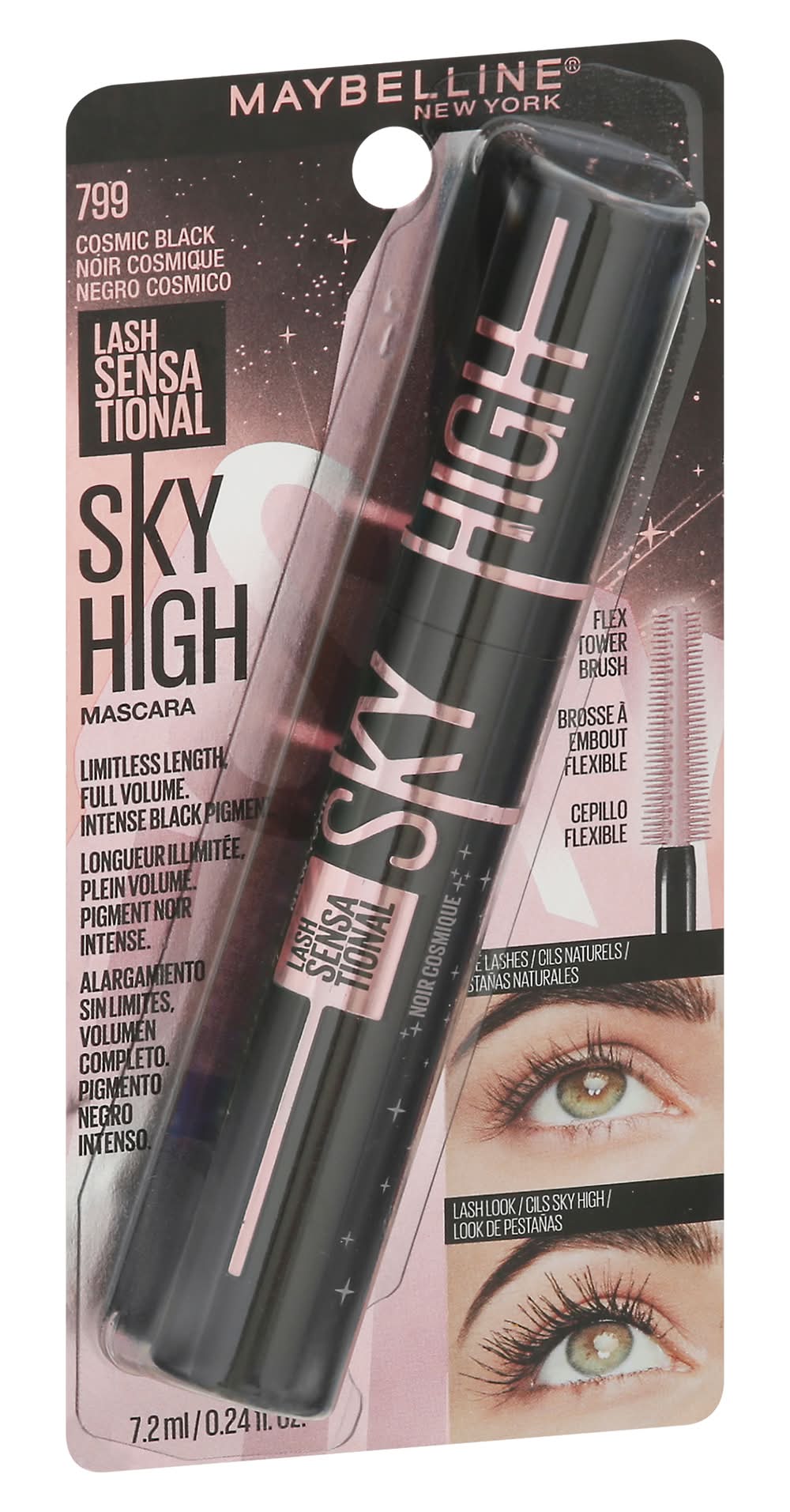 Mascara Maybelline Lash Sensational Sky High Very Black - 7.2ml - Neuf Sous Emballage