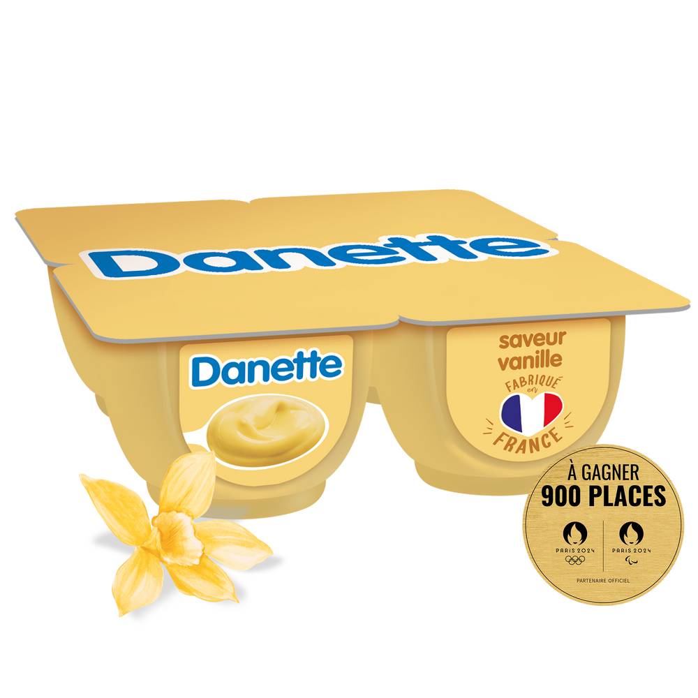 Danette - Crème dessert (4 pièces) (vanille)