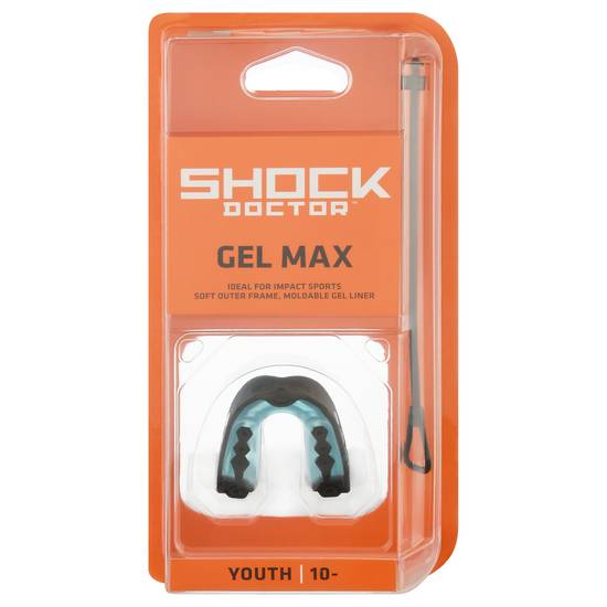 Shock Doctor Youth 10- Gel Max Mouthguard Blister ( blue&black)