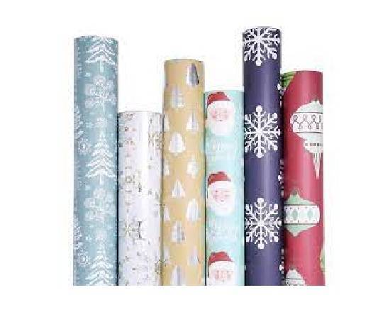 Wrapping Paper Precut Sheets, Each 12.5 Sq Ft