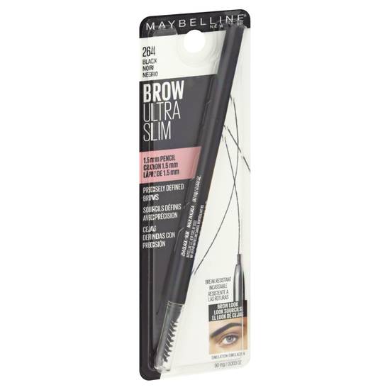 Maybelline 262 Black Brow Ultra Slim Eyebrow Pencil (1 ct)