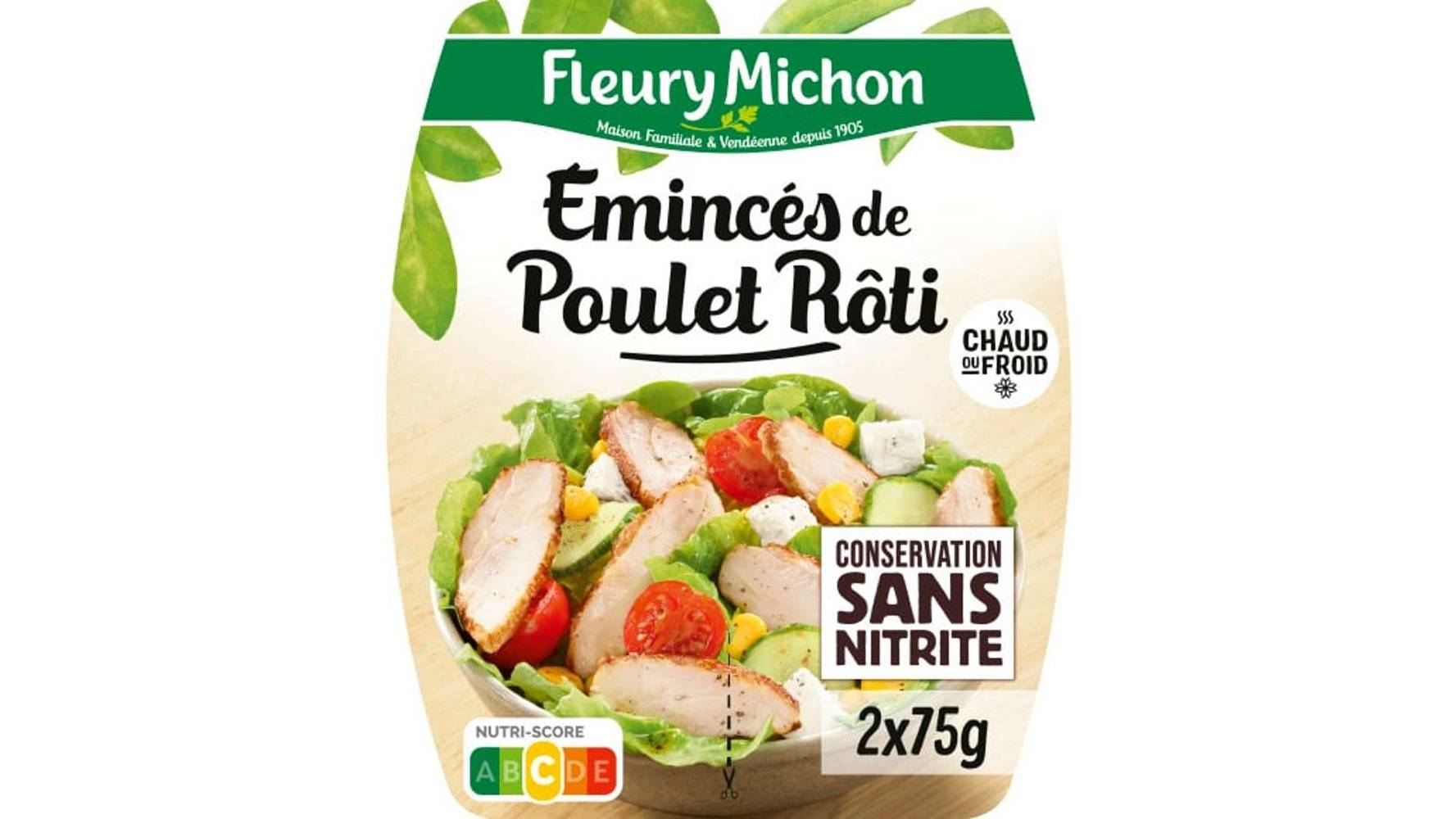 Fleury Michon - Émincés de poulet rôti