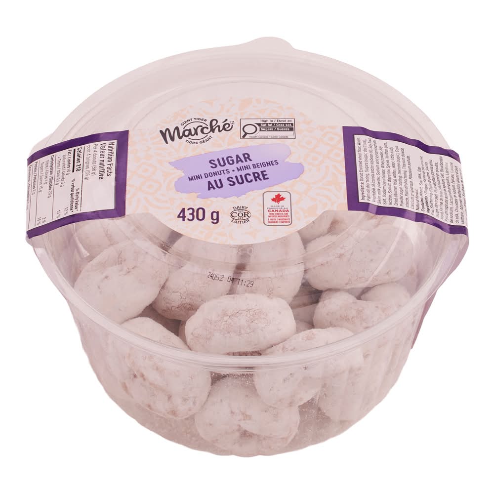 Giant Tiger Marché Sugar Mini Donuts (430 g)