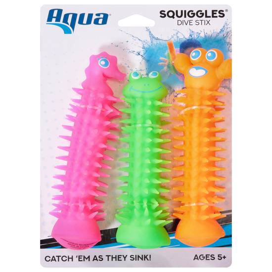 Aqua Squiggles Dive Stix