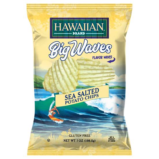 Hawaiian Big Waves Sea Salt Gluten Free Potato Chip