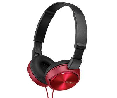 Coby Red Wired Headphones