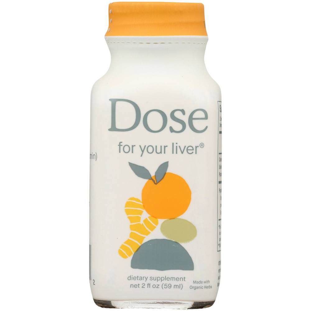 Dose For Your Liver Turmeric & Milk Thitsle Liquid Supplement (12 ct) (ginger)