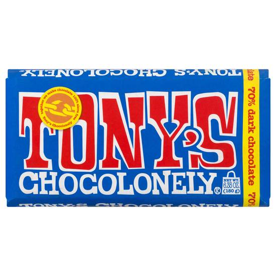 Tony's Chocolonely Dark Chocolate Bar (6.3 oz)