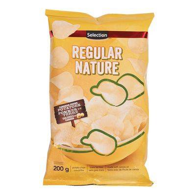 Selection croustilles nature (200 g) - regular chips (200 g)