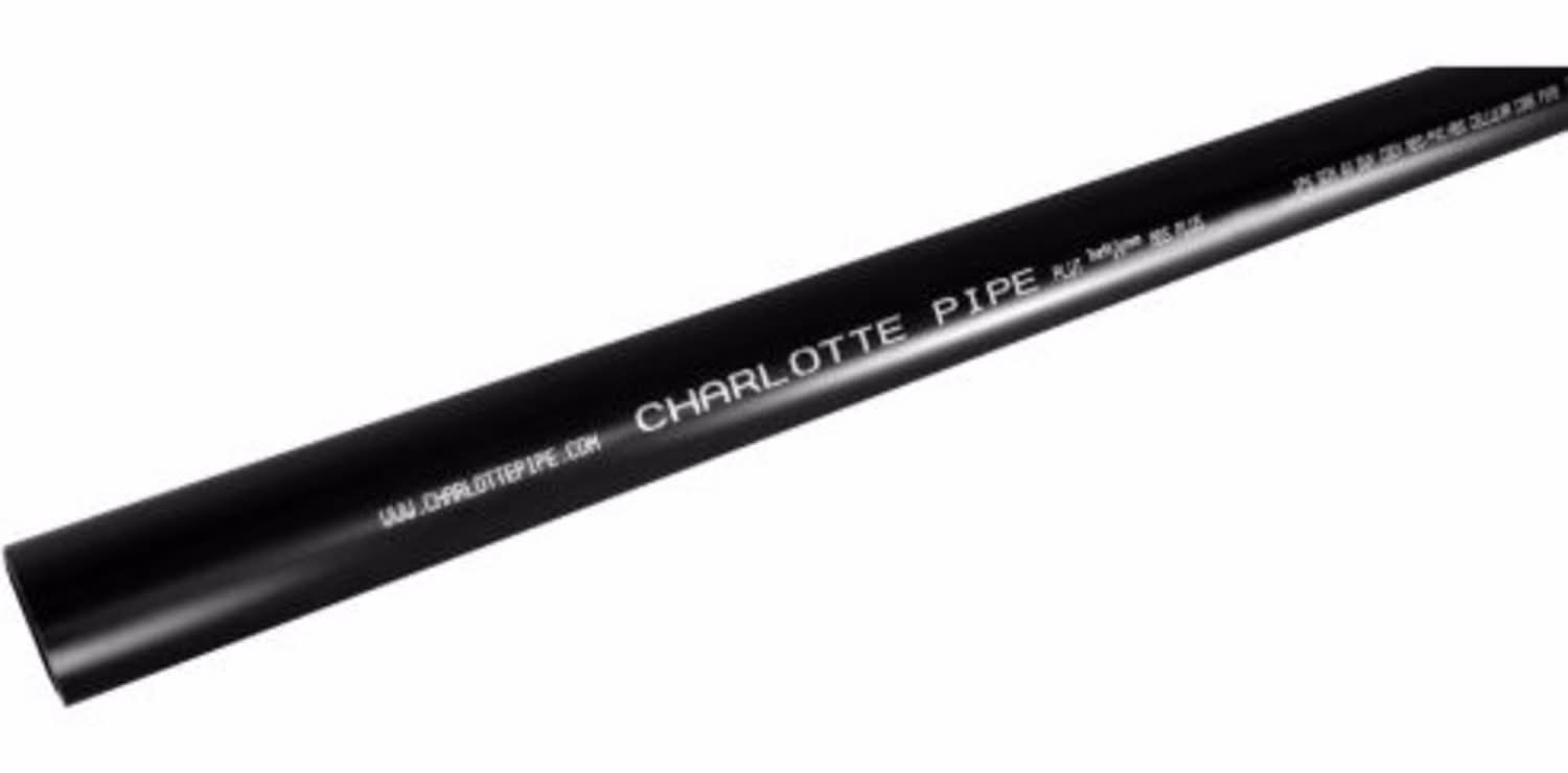 Charlotte Pipe 3 In. D X 10 Ft. L Abs Dwv Pipe