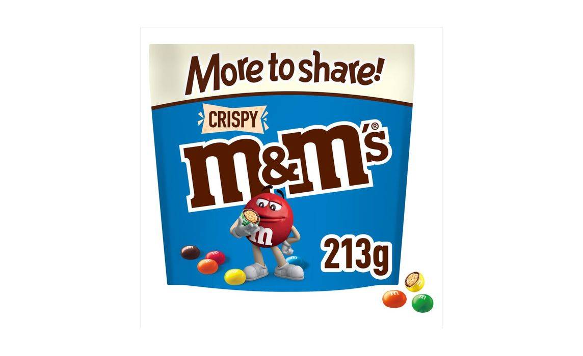 M&M's Crispy Sharing Bag 213g (403484)