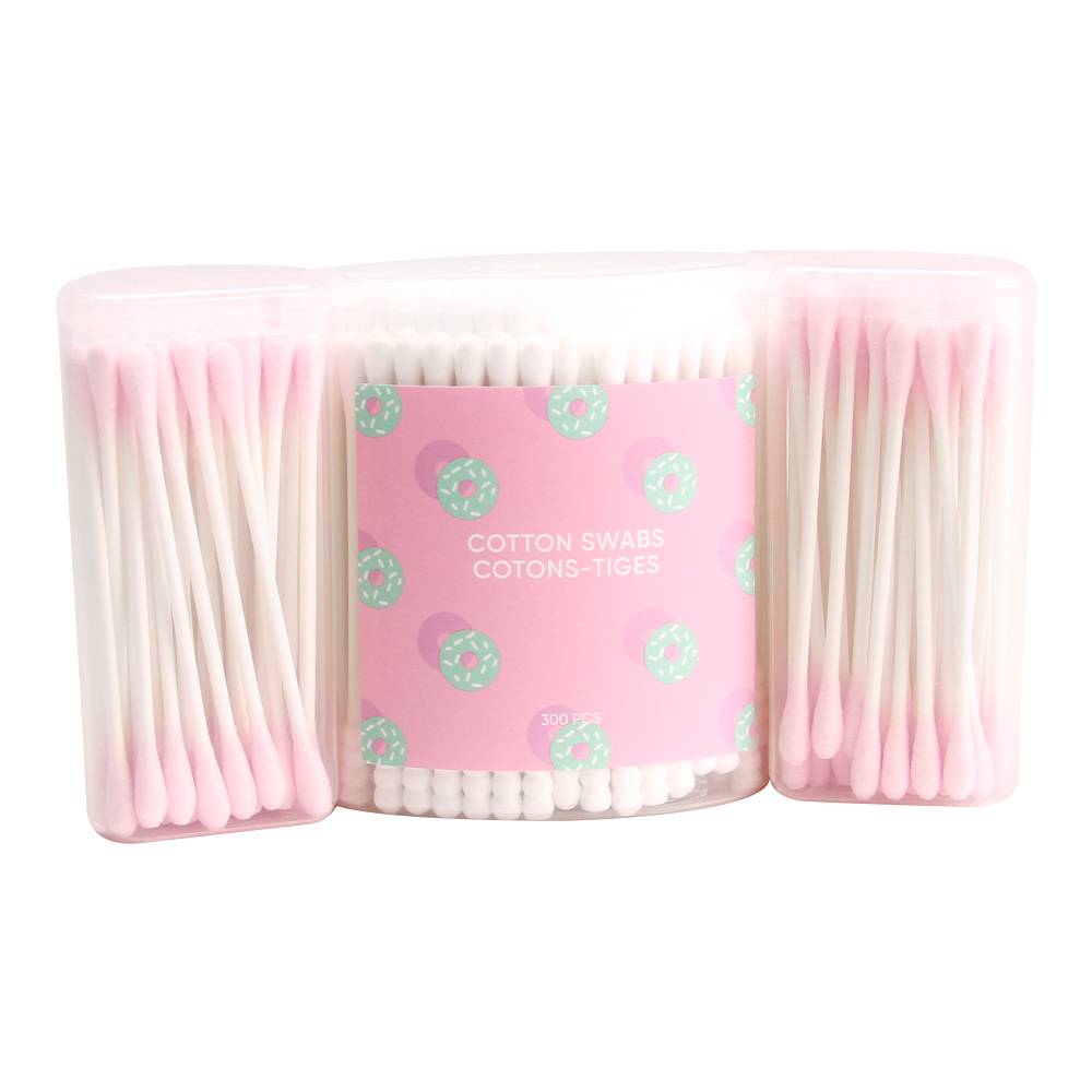 Miniso · Cotonetes de algodón candy time azul/rosa (300 g)