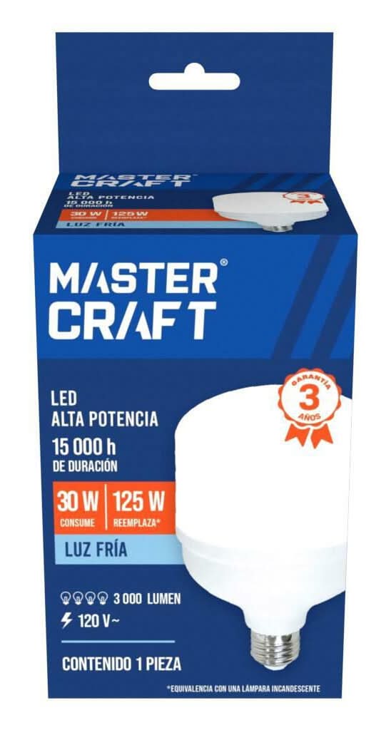 Master Craft · Foco led alta potencia 30w