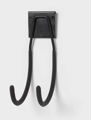 Brightroom Extension Cord and Hose Garage Hook, Black