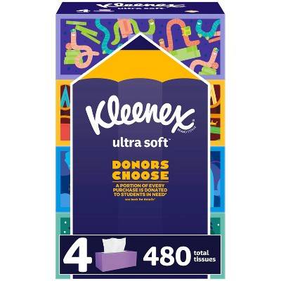 Kleenex Ultra Soft Facial Tissue, 8.2" X 8.4" (480 ct)