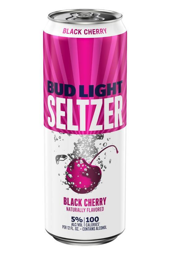 Bud Light Seltzer (25 fl oz) (black cherry)