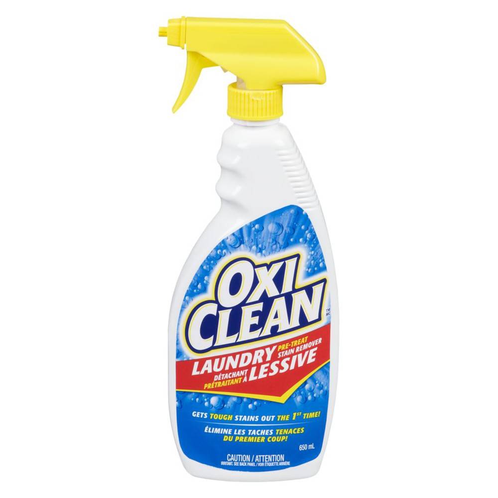 Oxiclean détachant à lessive prétraitant en vaporisateur (650 ml) - laundry stain remover pre-treat (650 ml)