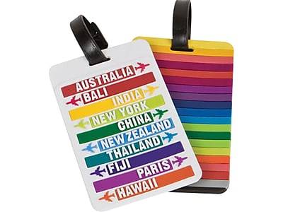 Travelon Hot Spots Luggage Tag, Multicolored (2 ct)