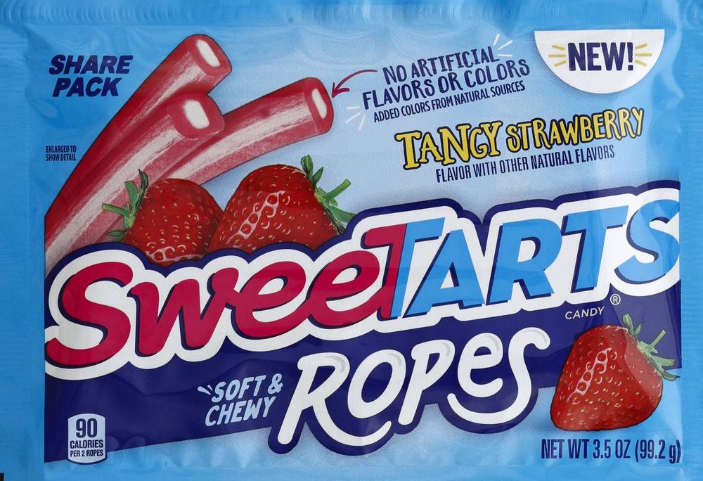 SweeTARTS Chewy Ropes, Strawberry (3.5 oz)