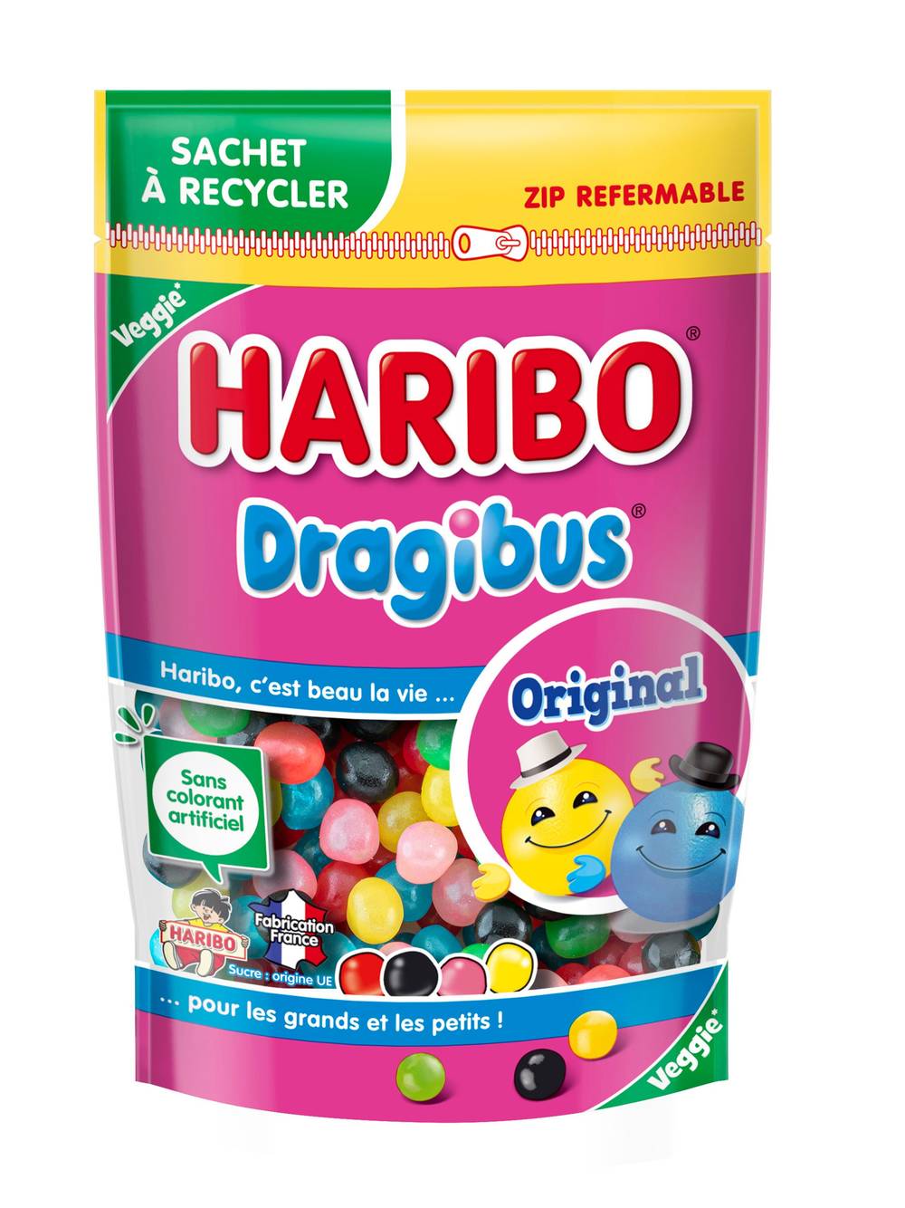 Haribo - Bonbons dragibus original (220g)