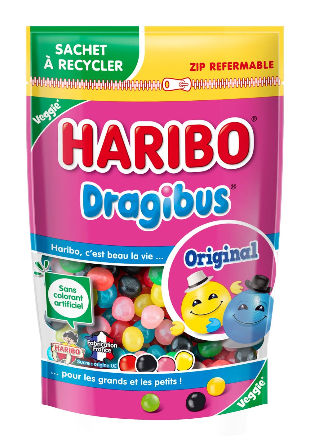 Haribo - Bonbons dragibus original (220g)