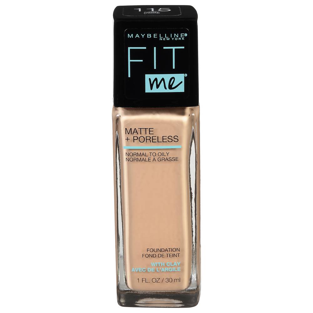 Maybelline 115 Ivory Matte Foundation (1 oz)