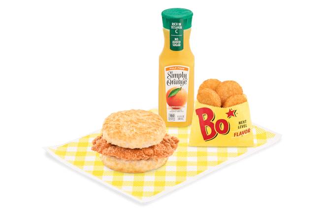 Simply OJ Cajun Filet Breakfast