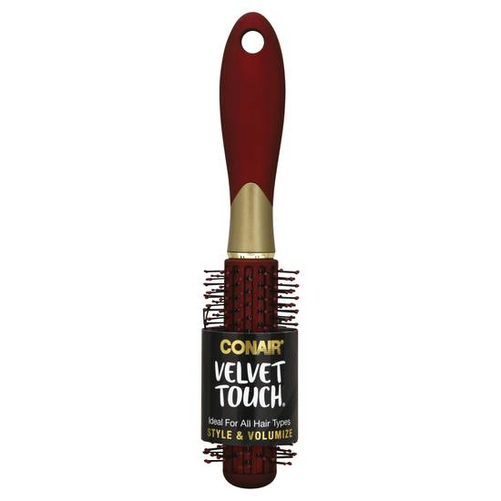 Conair Velvet Touch Style & Volumize Round Hair Brush (1 ct)