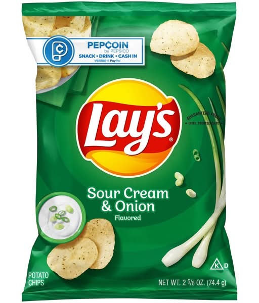 Lay's® Sour Cream & Onion Potato Chips 2.6oz