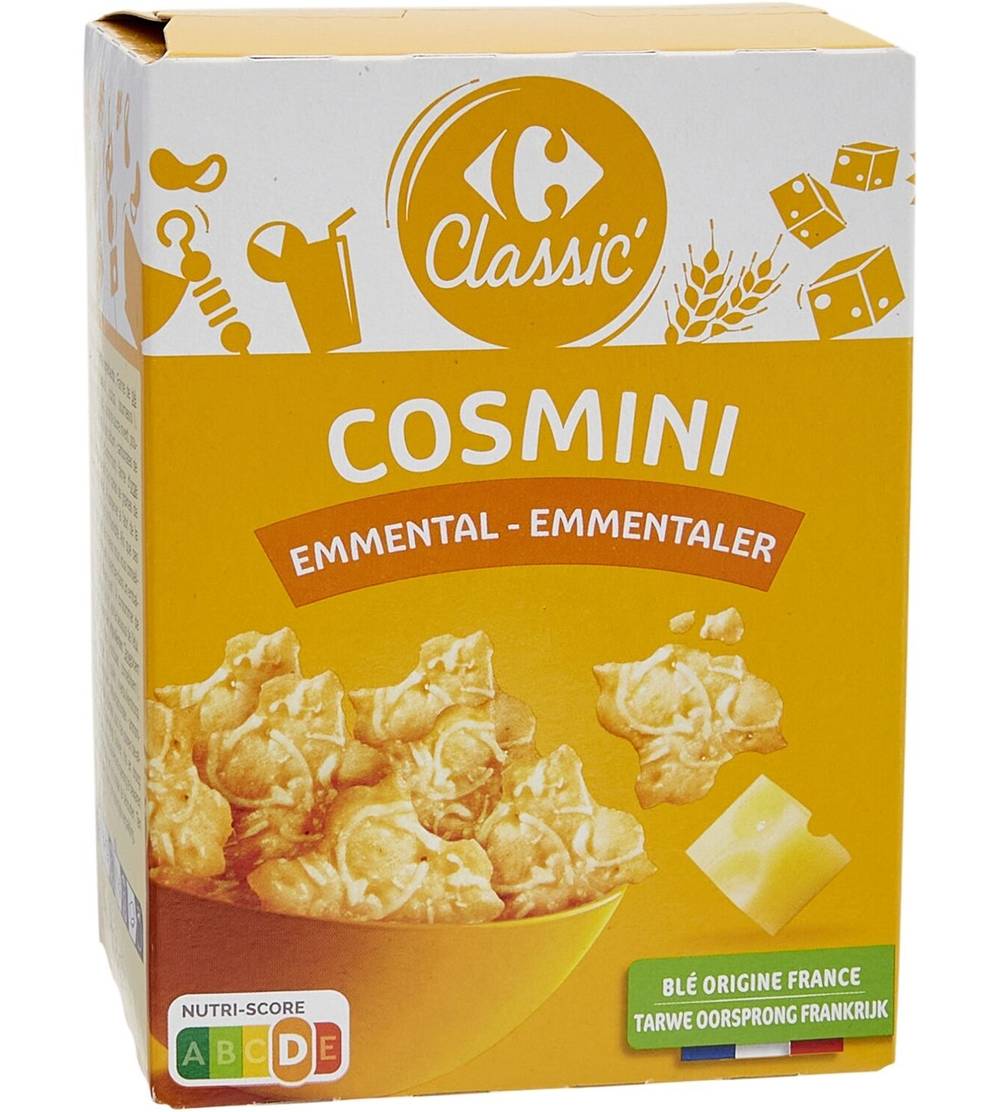 Carrefour Classic' - Cosmini craquelins, emmental (105g)