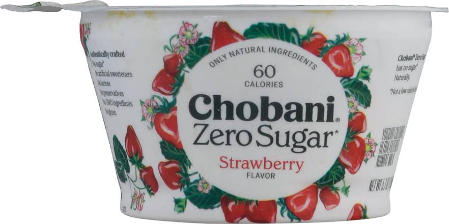 Chobani Zero Sugar Strawberry Flavored Yogurt