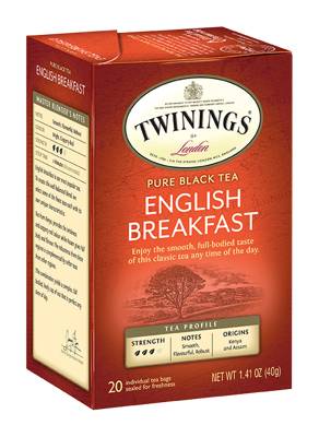 Twinings English Breakfast Teabags 20x 1oz Counts