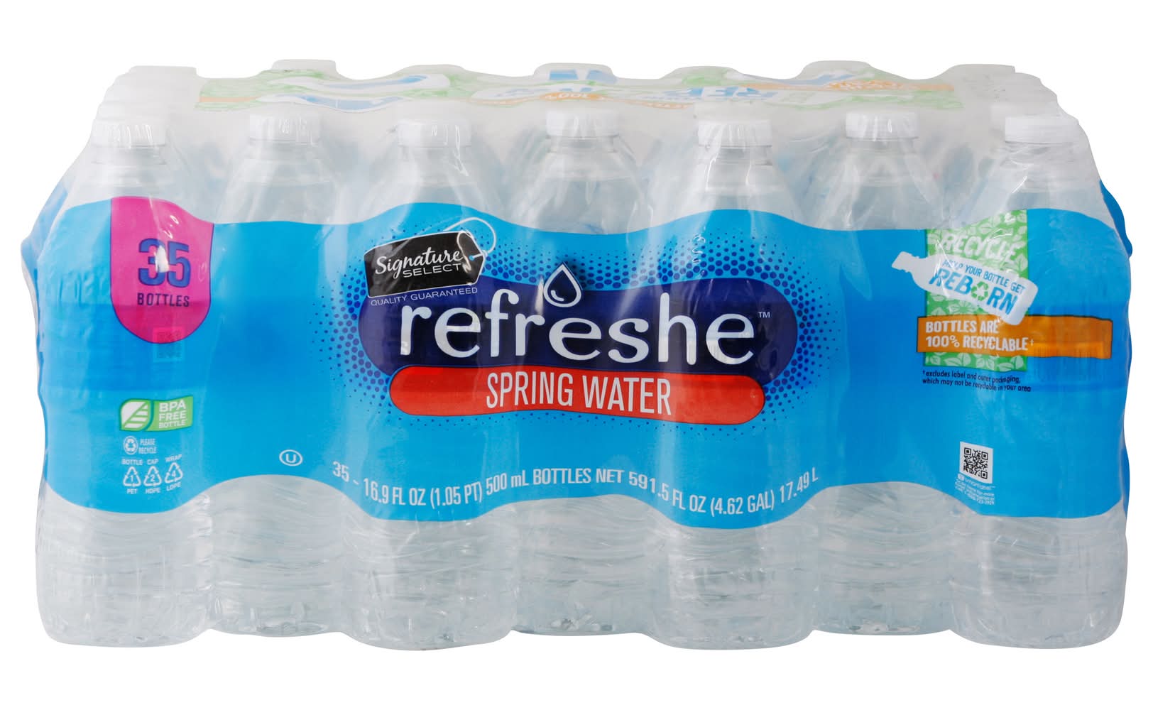 Signature Select Refreshe Spring Water (35 x 16.9 fl oz)