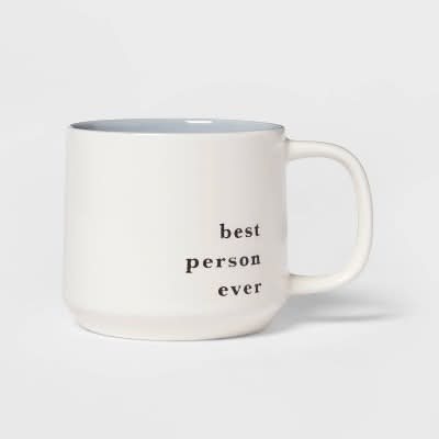 Threshold Stoneware Best Person Ever Splash Mug 16 oz