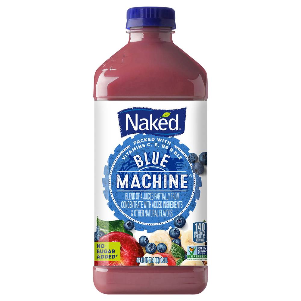 Naked 100% Juice Blend, Blue Machine (46 fl oz)