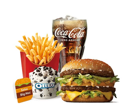 Menú Completo Mediano Big Mac + Salsa Big Mac