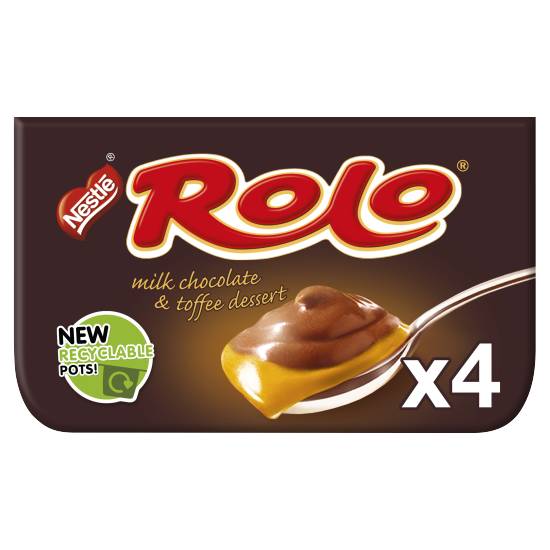 Rolo Delicious Milk Chocolate & Toffee Dessert (4 pack)