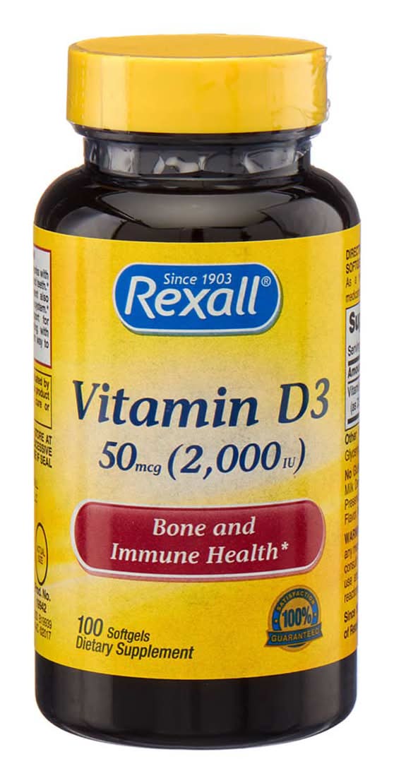 Rexall Vitamin D3 2000 Iu Tablets (100 ct)