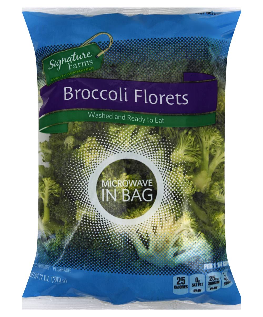 Signature Farms Broccoli Florets (12 oz)