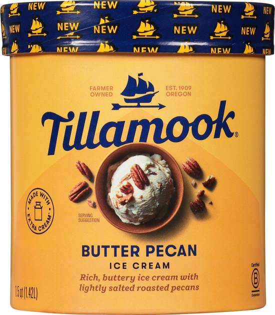 Tillamook Original Butter Pecan Ice Cream