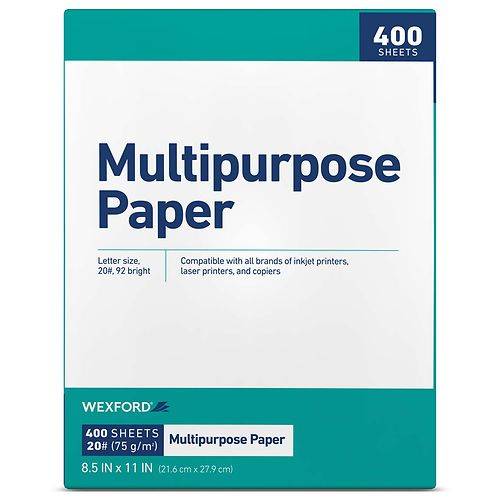 Wexford Multipurpose Paper 8.5x11 inch - 400.0 ea