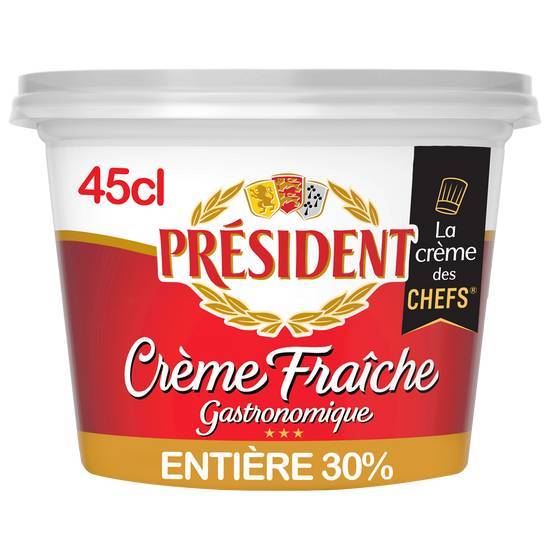 Président - Crème fraîche entière 30 % mat. gr. gastronomique