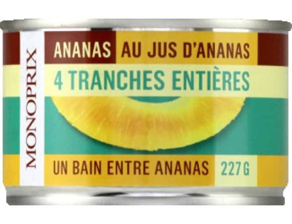 Monoprix - Ananas au jus d'ananas (4)