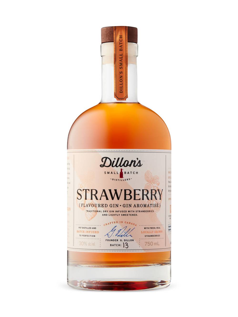 Dillon's Small Batch Distillers Strawberry Gin (750 ml)