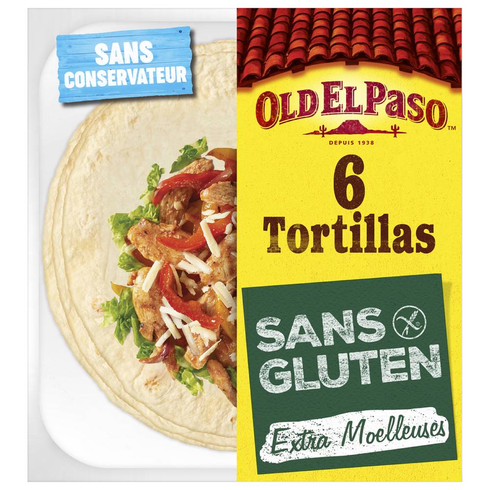 Old El Paso - Tortillas sans gluten (6 pièces)